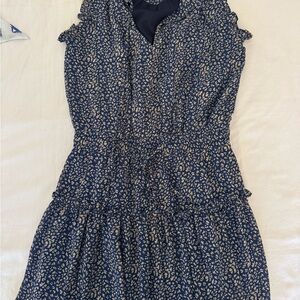 Pinch Blue and White Tiered Sundress